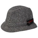 Trilby Light Grey Herringbone