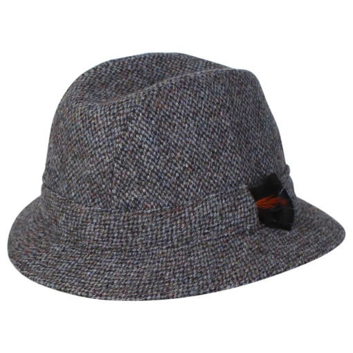 Harris Tweed Trilby Hat – Rheged Trilby | Rheged Hats and Caps