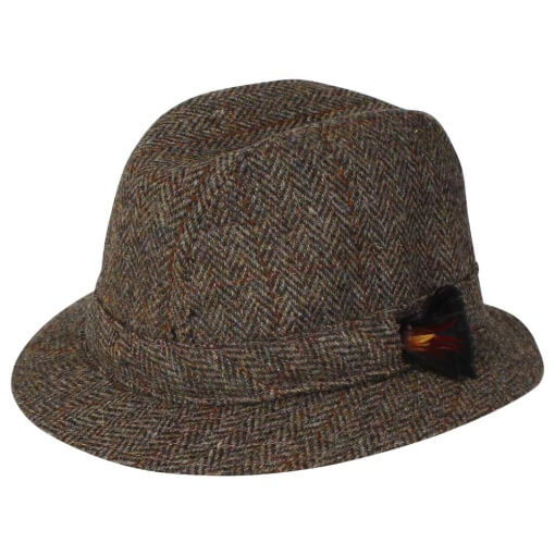 Trilby Brown Herringbone