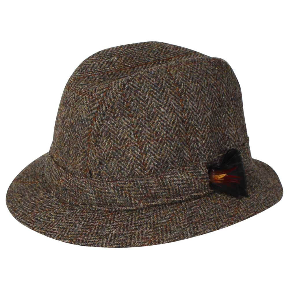 Herringbone Trilby Hat | estudioespositoymiguel.com.ar